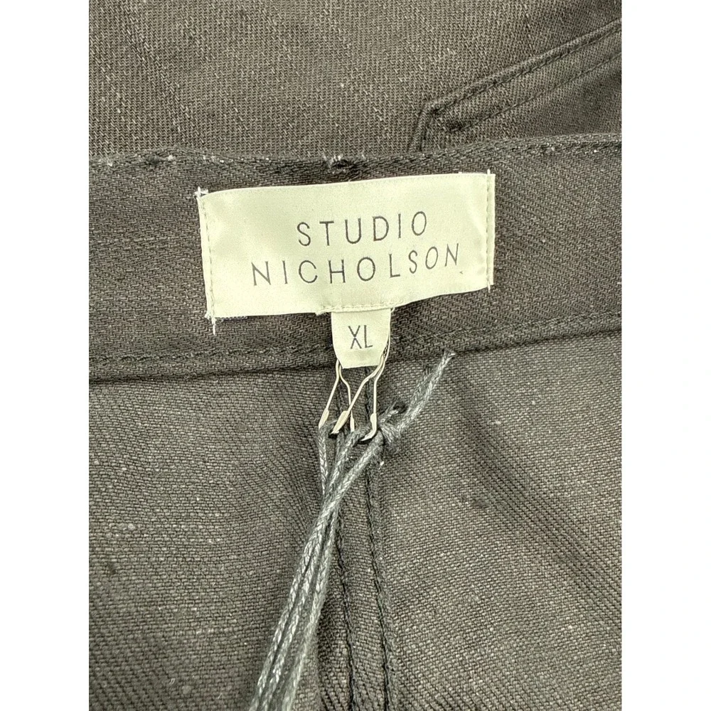 Studio Nicholson PYAD Pants Mens XL Black Bill Selvedge Denim Raw New 36 Waist